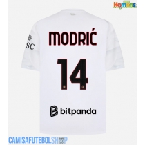 Camisa de time de futebol AC Milan Luka Modric #14 Replicas 2º Equipamento 2026-27 Manga Curta